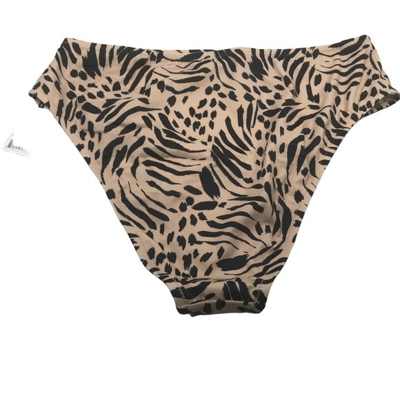Shade And Shore Women's Size Large 12-14 Extra Cheeky Bikini Swim Bottom New - Picture 2 of 8